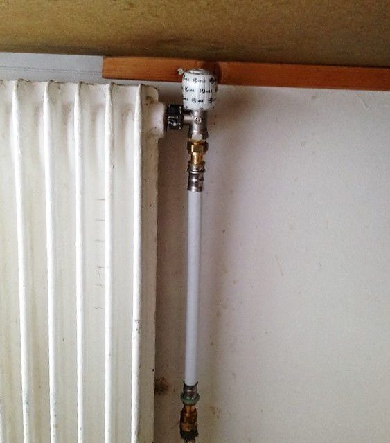 Remplacement d’un robinet de radiateur